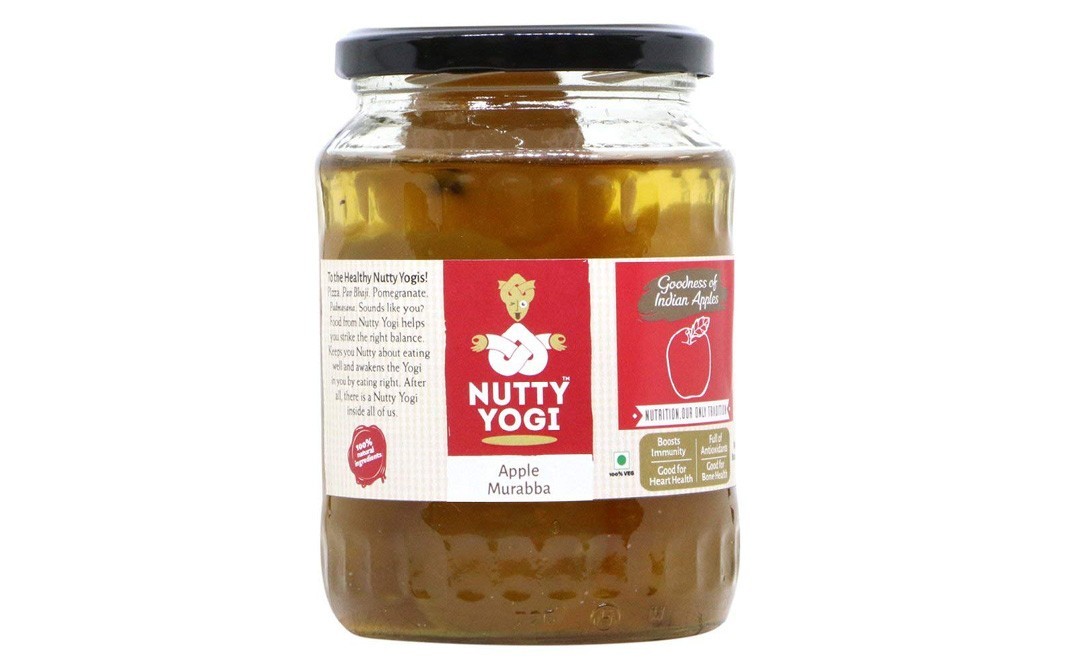 Nutty Yogi Apple Murabba    Glass Jar  600 grams